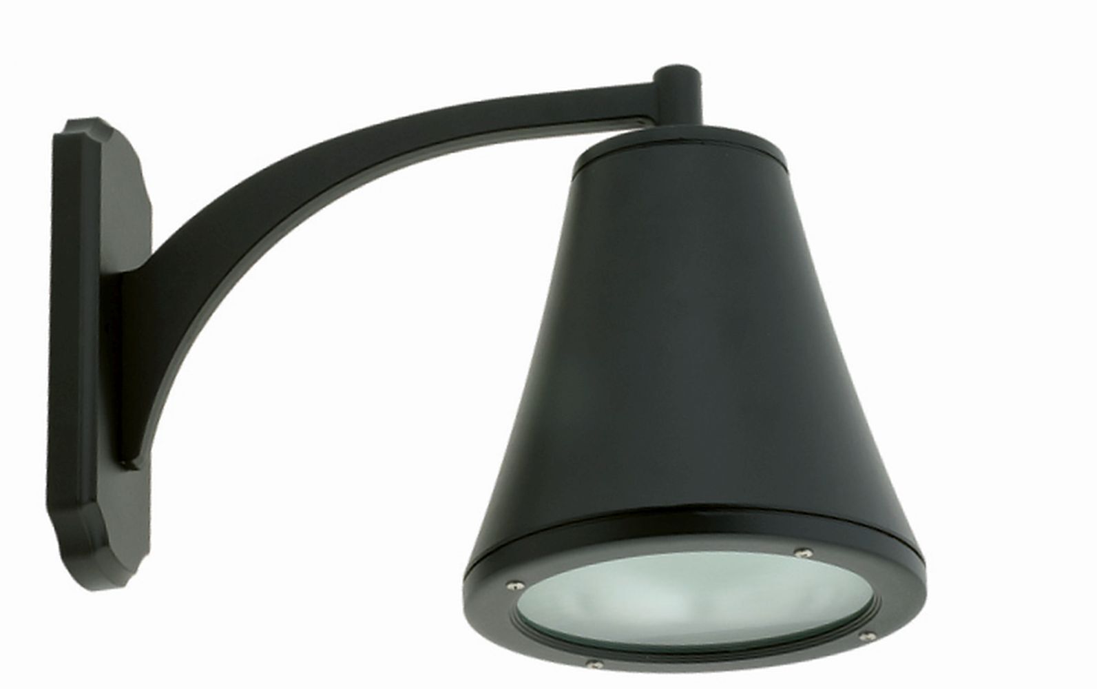 Moderne Wandleuchte Außen Schwarz E27 IP44 Außenlampe
