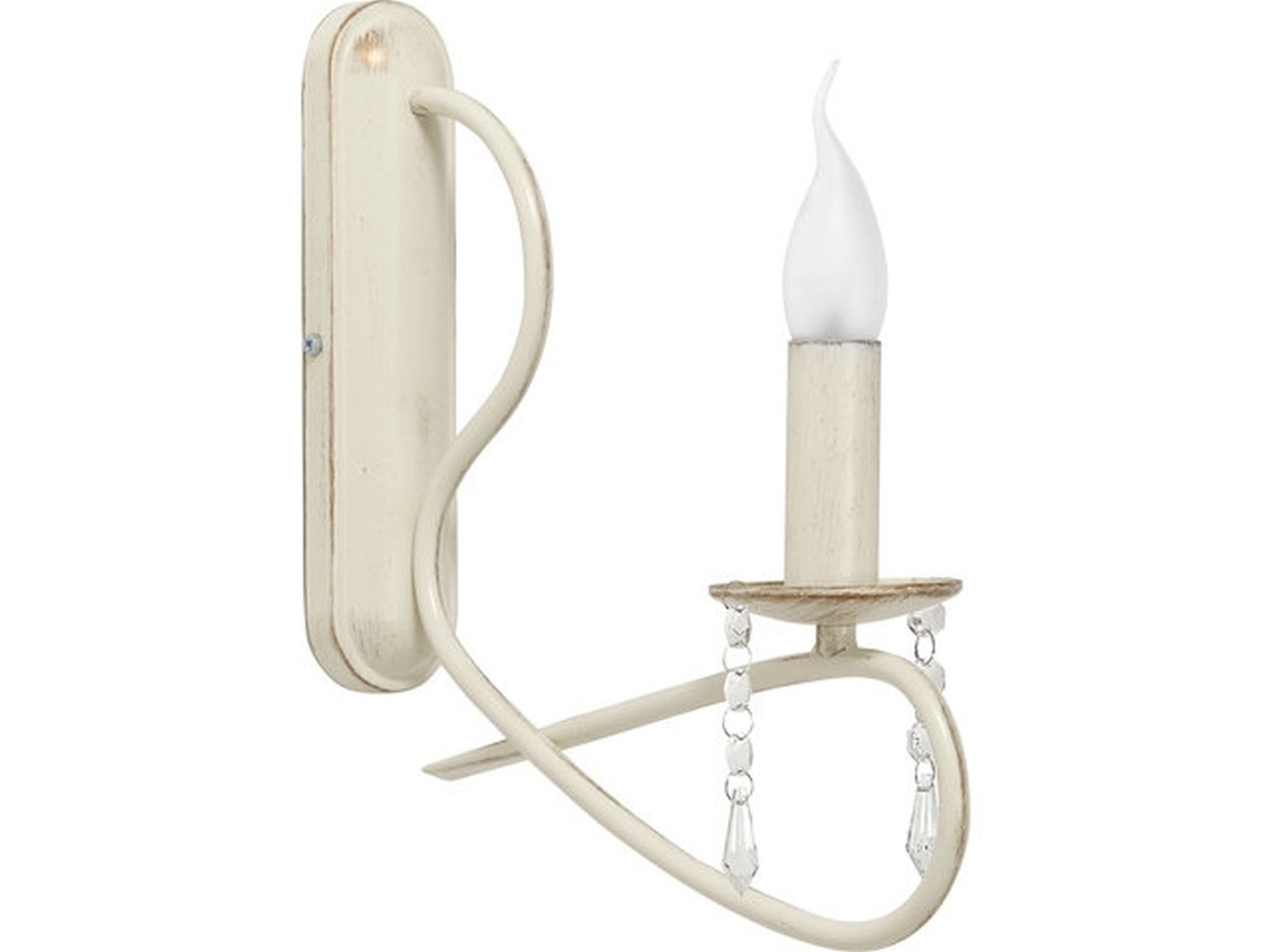 Wandleuchte Antik mit Kristallglas Wandleuchte Antik mit Kristallglas