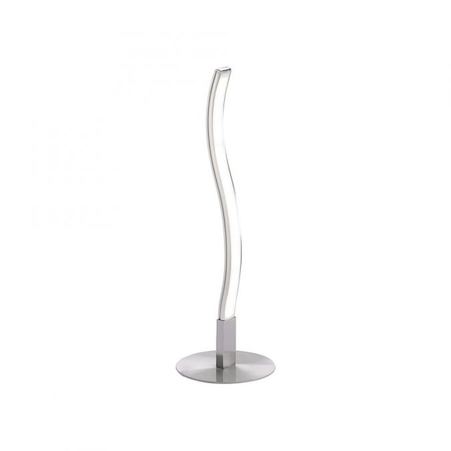 LED Tischlampe Metall in Stahl 30 cm 300 lm blendarm Elektrisches Gerät, Mikrofon, Lampe, Mobiliar, Rauchrohr