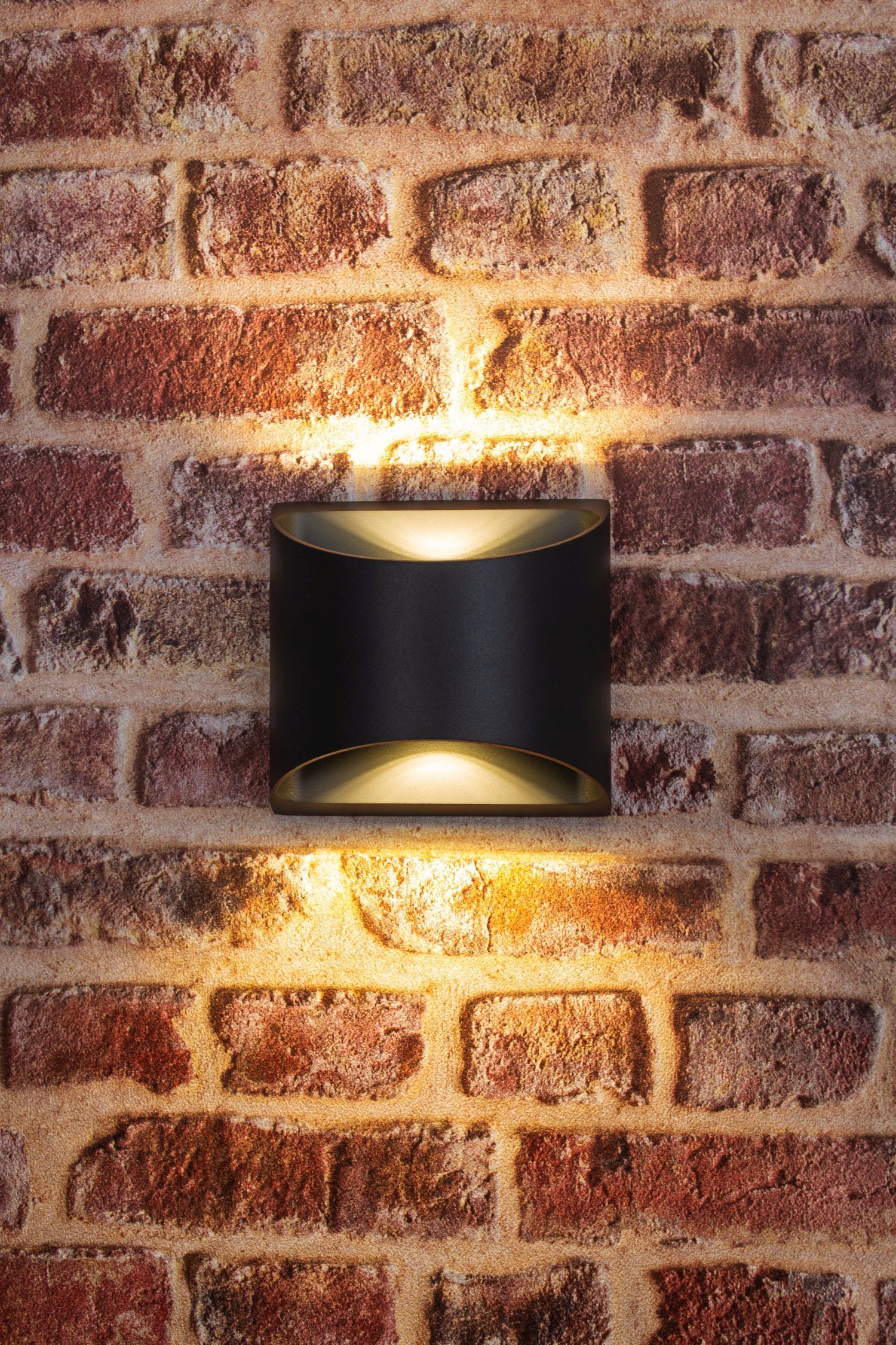 Backstein, Gebäude, Mauer, Beleuchtung, Lampe