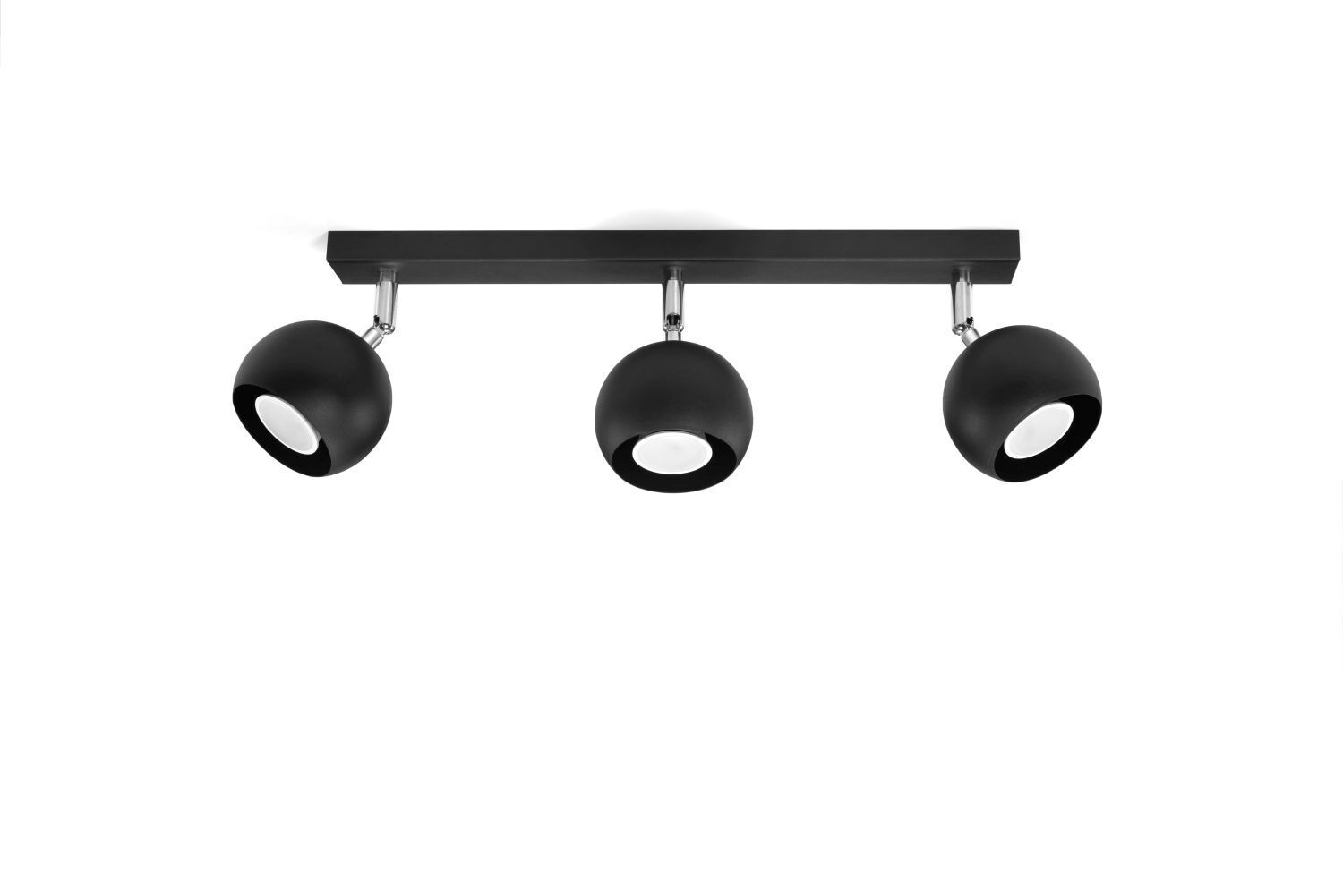 Deckenstrahler Schwarz L:45cm Retro FAVONIA Aufbau