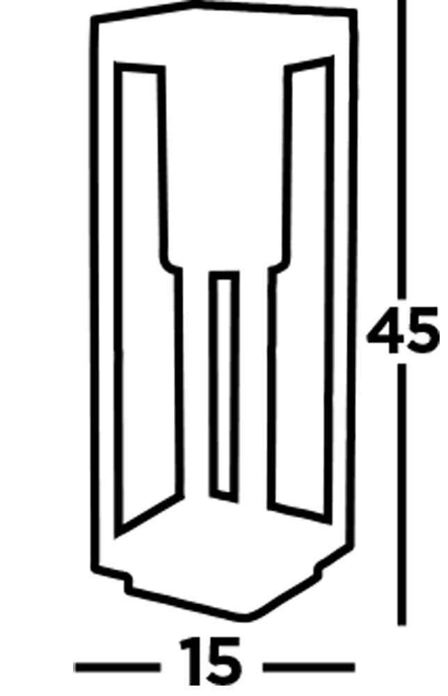 Wegeleuchte IP44 E27 45 cm Schwarz Modern BENJAMIN