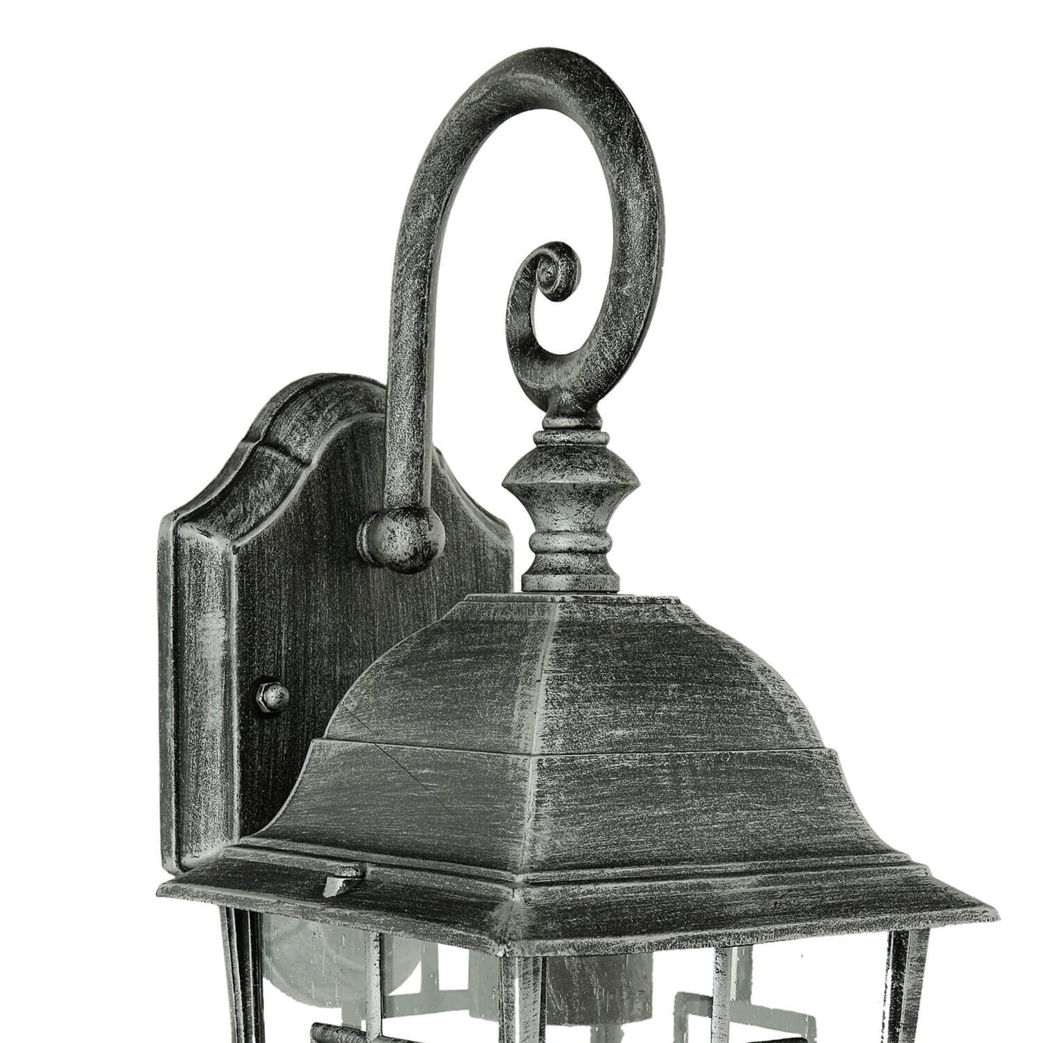 Außen Wandleuchte E27 FRIESEN rustikal Silber Antik Lampe, Bronze, Stuhl, Mobiliar