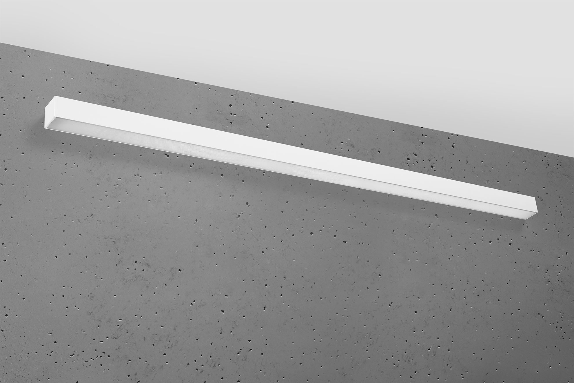 LED Wandlampe 150 cm lang 3000 K 4940 lm Weiß Downlight