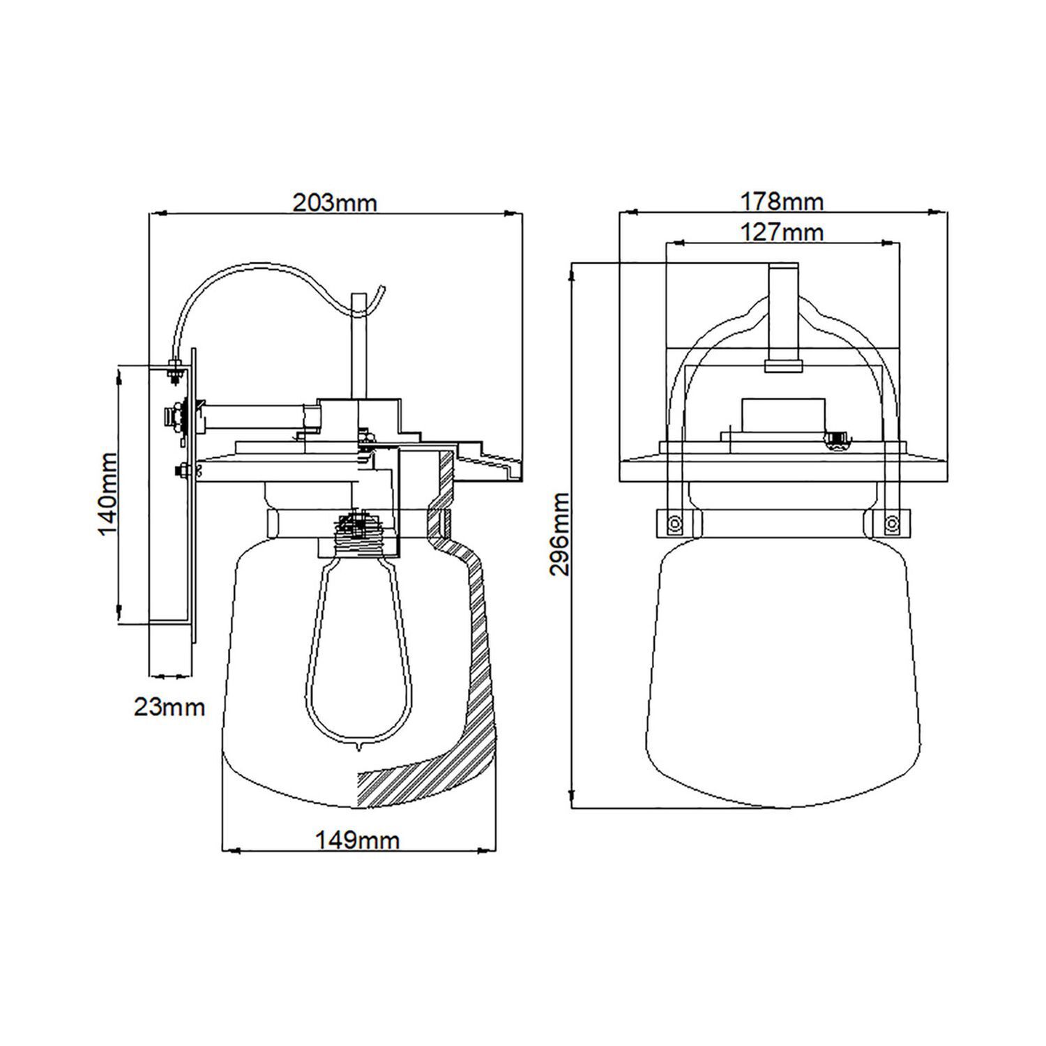 Sinken, Waschbeckenhahn, Drinnen, CAD-Diagramm, Diagramm