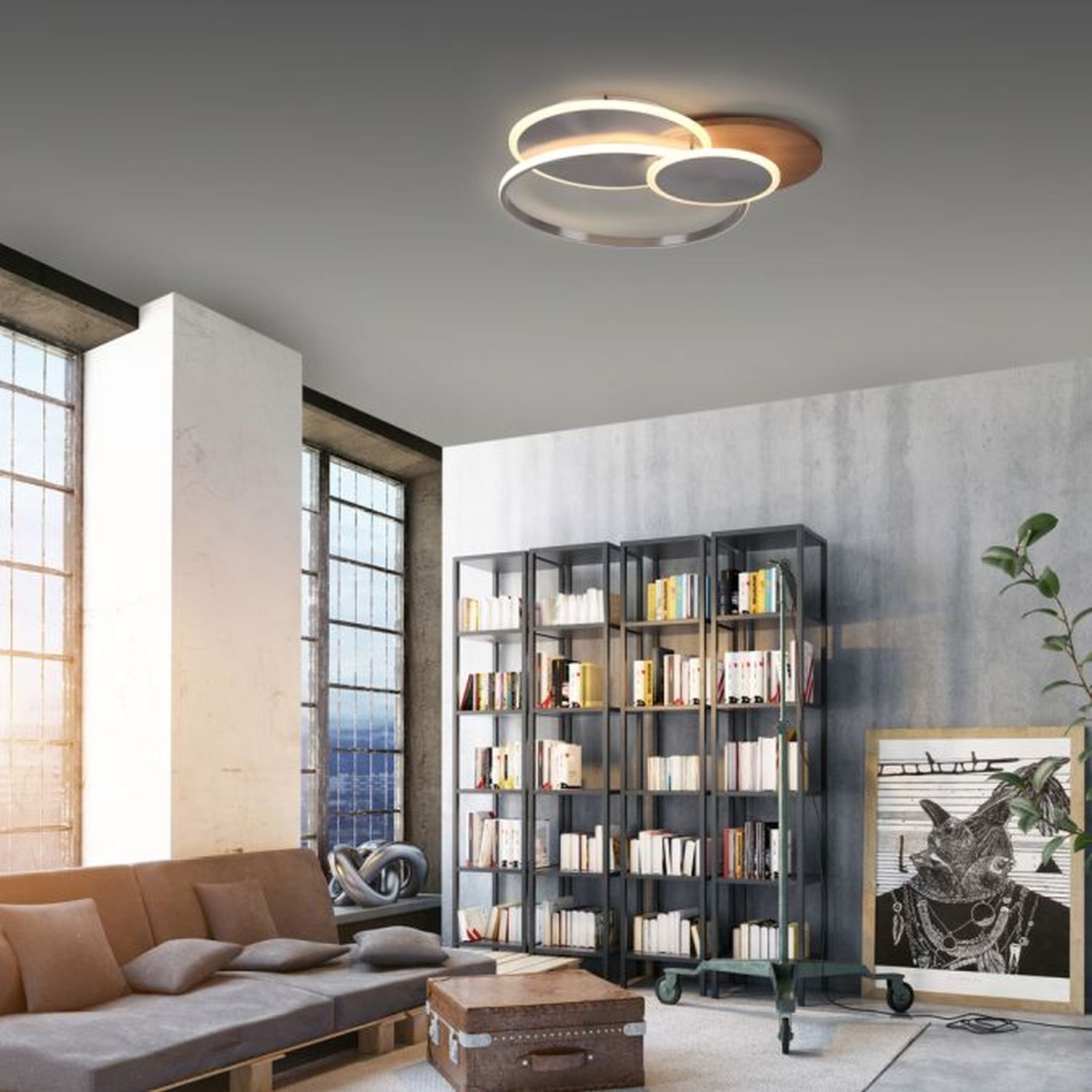 Moebel, Drinnen, Wohnzimmer, Zimmer, Bücherschrank