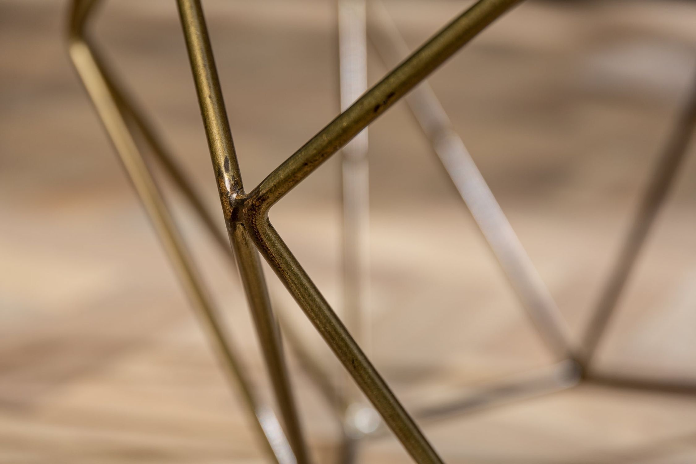 Couchtisch Marmor Metall in Weiß Schwarz 70 x 70 cm Maschine, Sprach