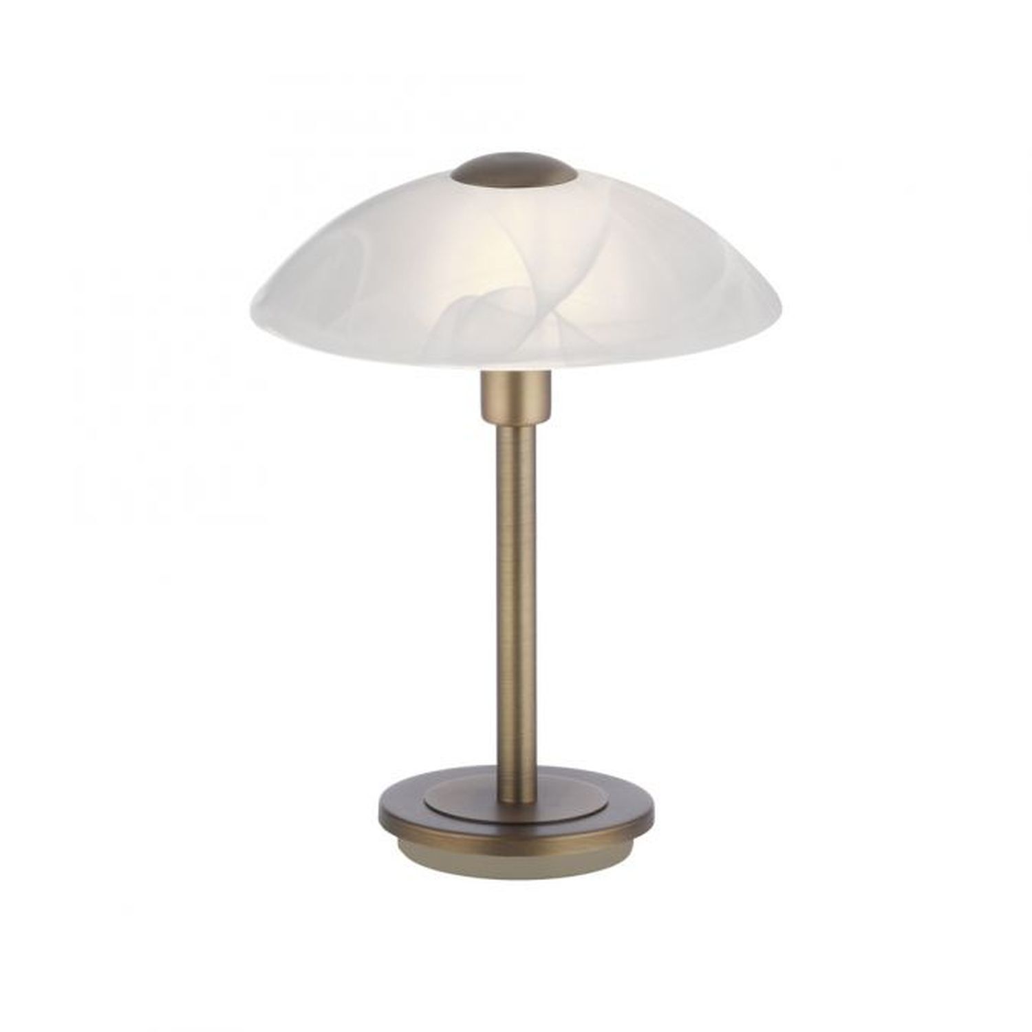 LED Nachttischleuchte dimmbar Touch Alabasterglas 28 cm