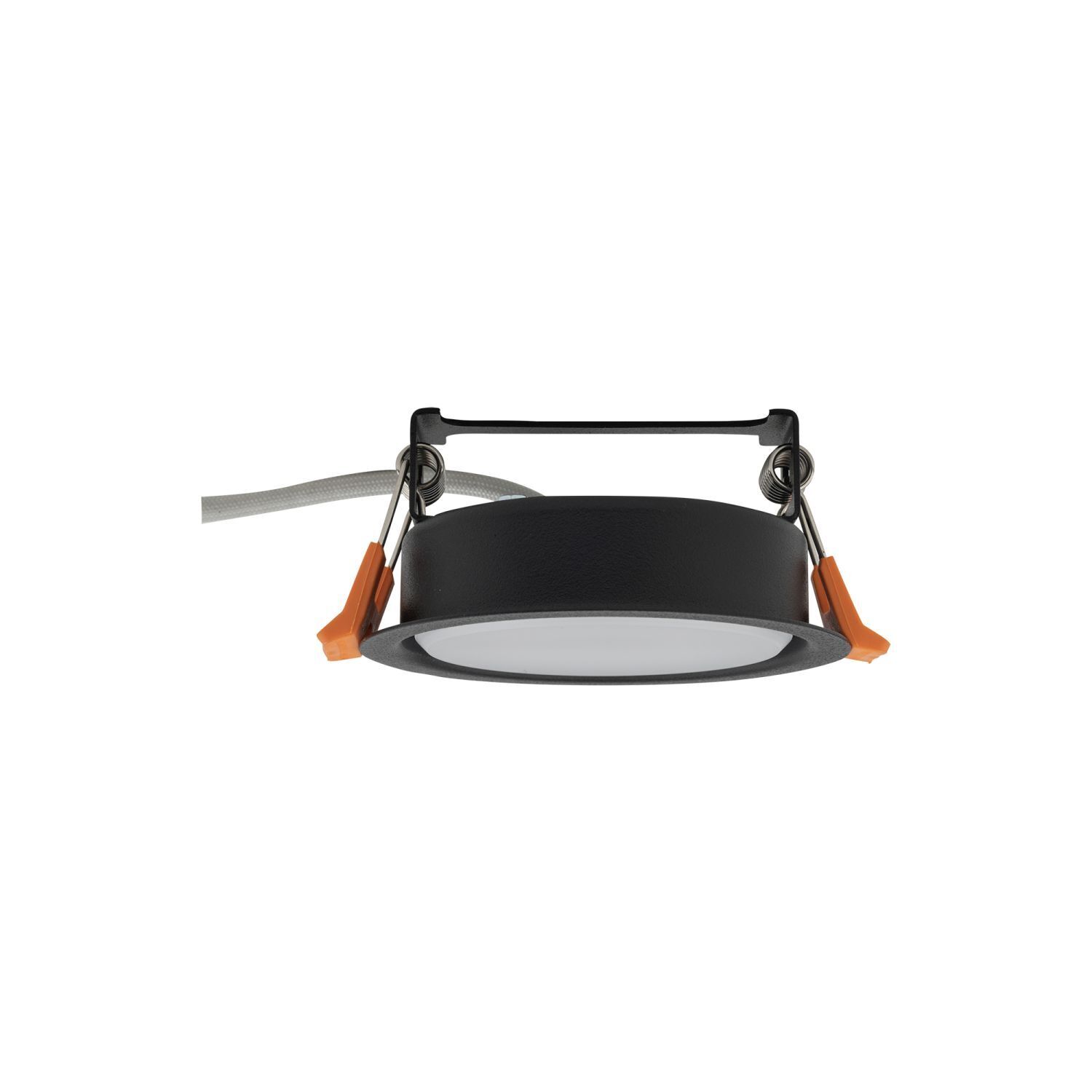 Einbauleuchte Schwarz GX53 rund Ø 95 mm Decke innen