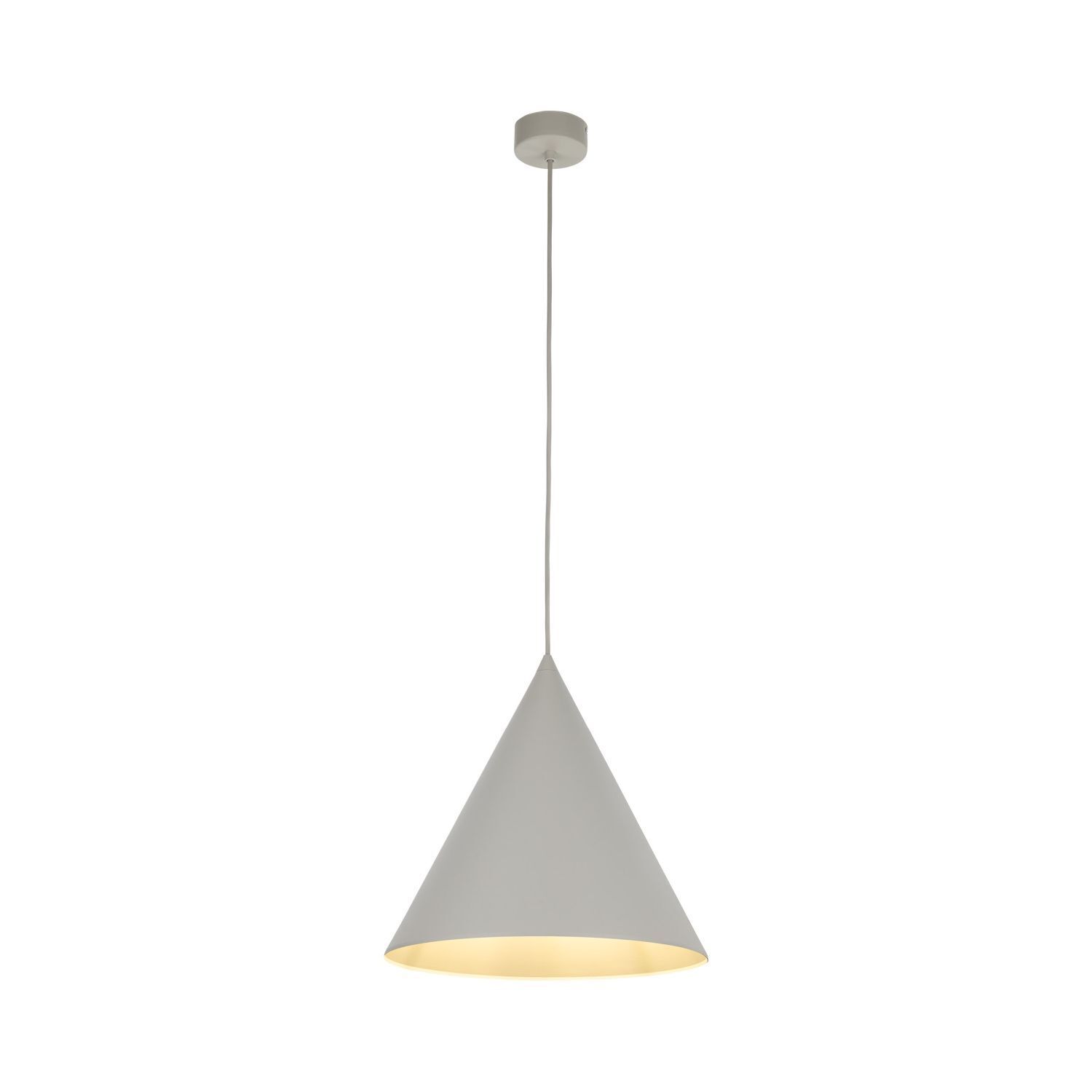Hängelampe Metall Beige Ø 32 cm H: max. 165 cm E27