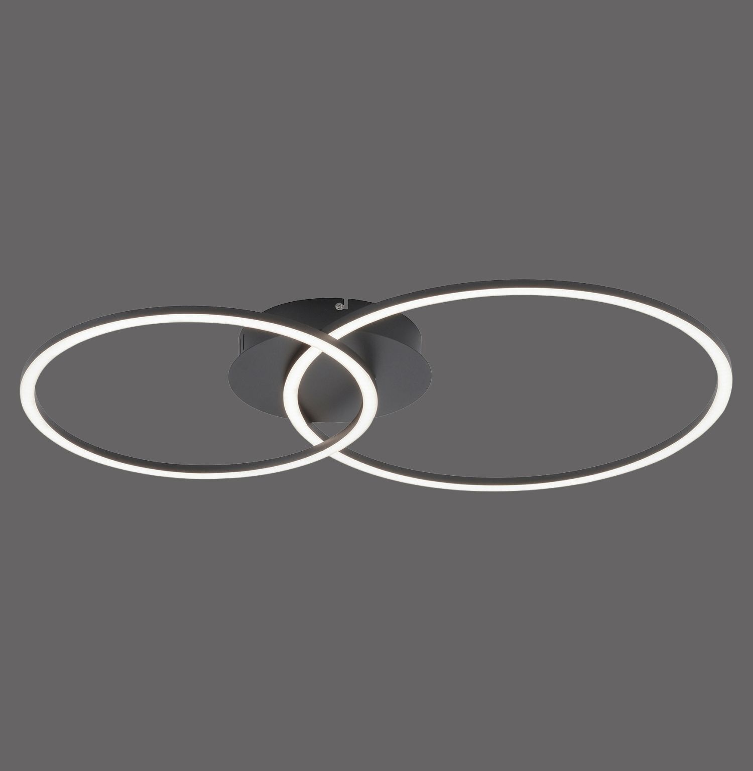 LED Deckenleuchte Metall Schwarz 26 W 3000 K flexibel