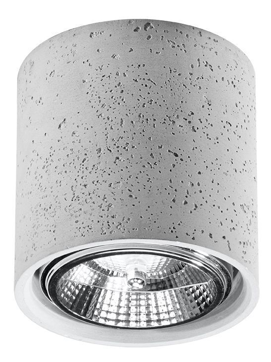 Beton Deckenlampe ADRIANA Ø14cm GU10 kompakt klein