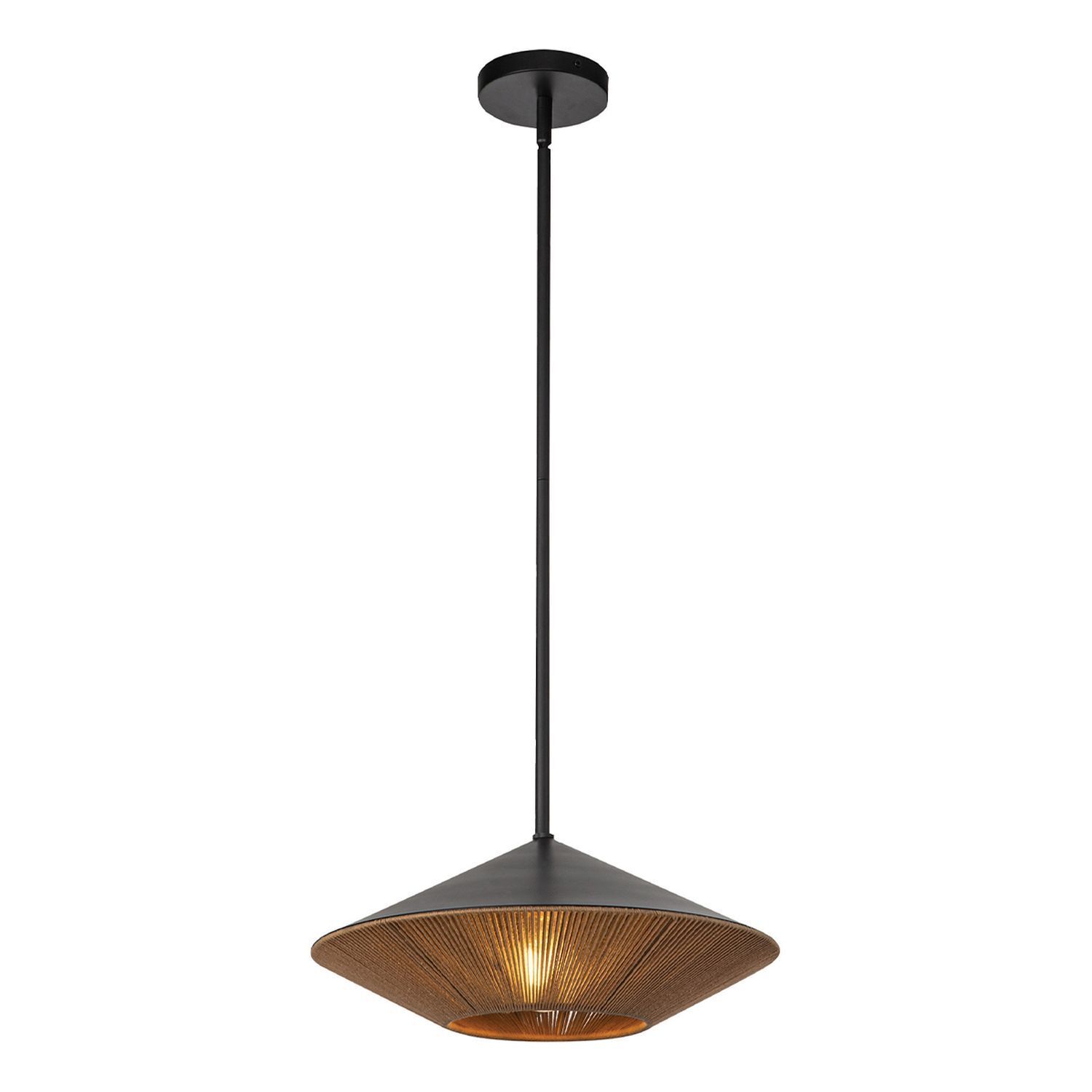 Pendelleuchte Seil Metall Ø 38,1 cm H: max. 137,8 cm