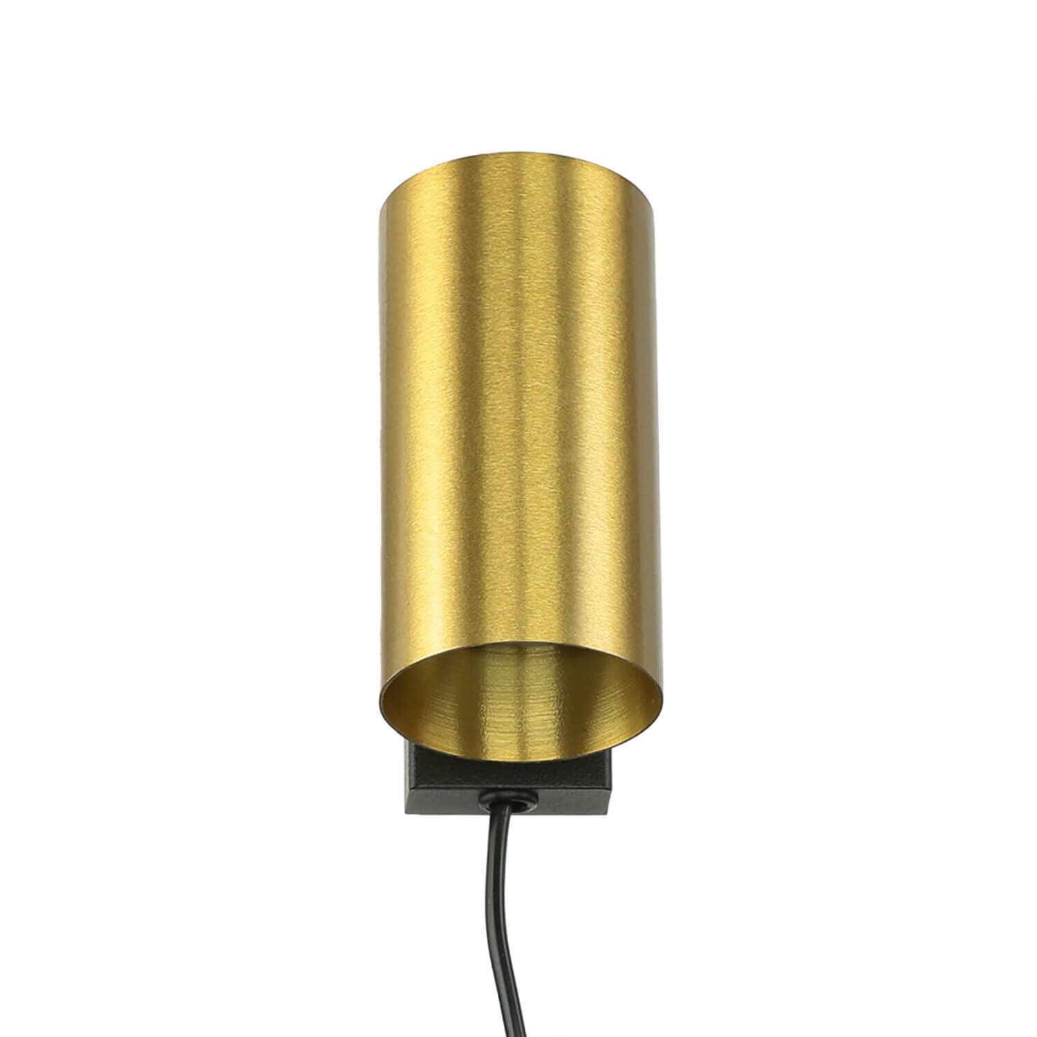 Wandlampe mit Schalter Kabel Messing GU10 verstellbar