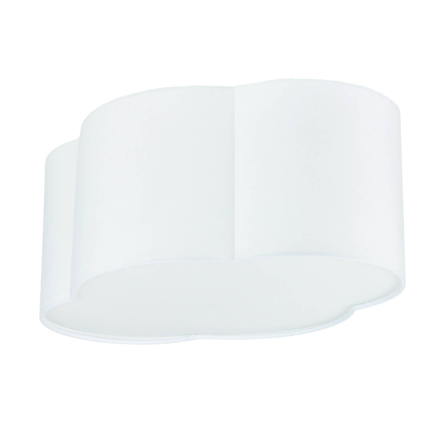 Weiße Deckenleuchte Stoff WOLKI Kinder Wolkenlampe Lampenschirm, weißer Schirm, Rundschirm, Kunststoffschirm, Zubehör Licht