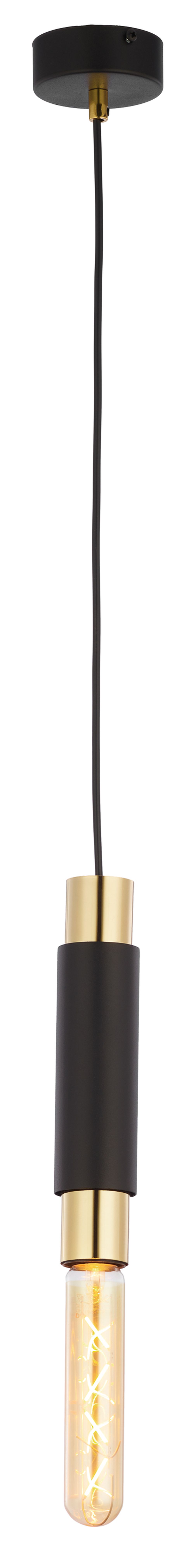 Schwarze Pendelleuchte Metall E27 Modernes Design