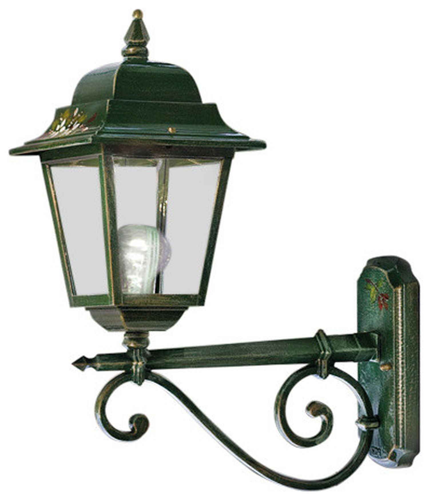 Wandleuchte außen Aluminium E27 IP43 55 cm hoch ADELE