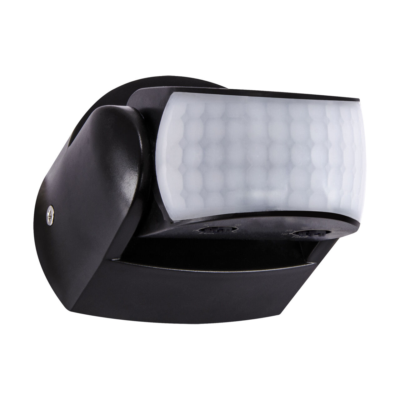 PIR Bewegungsmelder IP65 Schwarz einstellbare Leuchtdauer außen Moebel