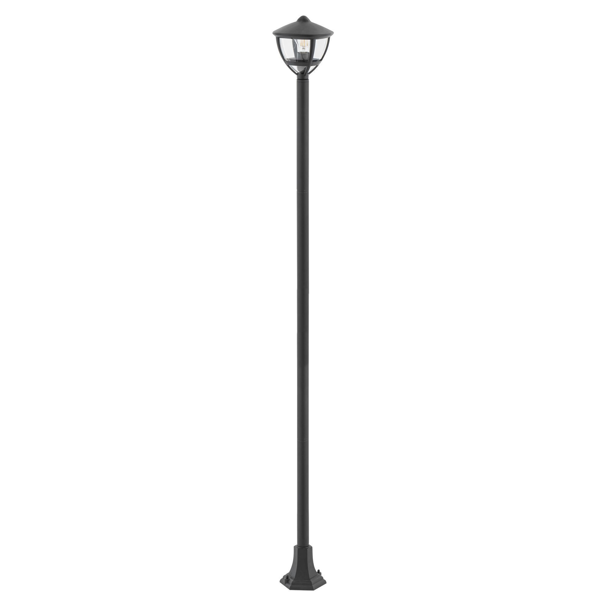 Außenlampe IP44 Schwarz E27 200 cm Aluminium Modern