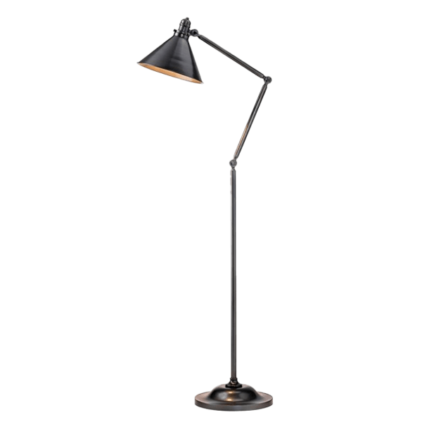 Stehlampen Büro Stehleuchte, Schreibtischlampe, Schwarz, Metall, Dreifach-Verschraubung