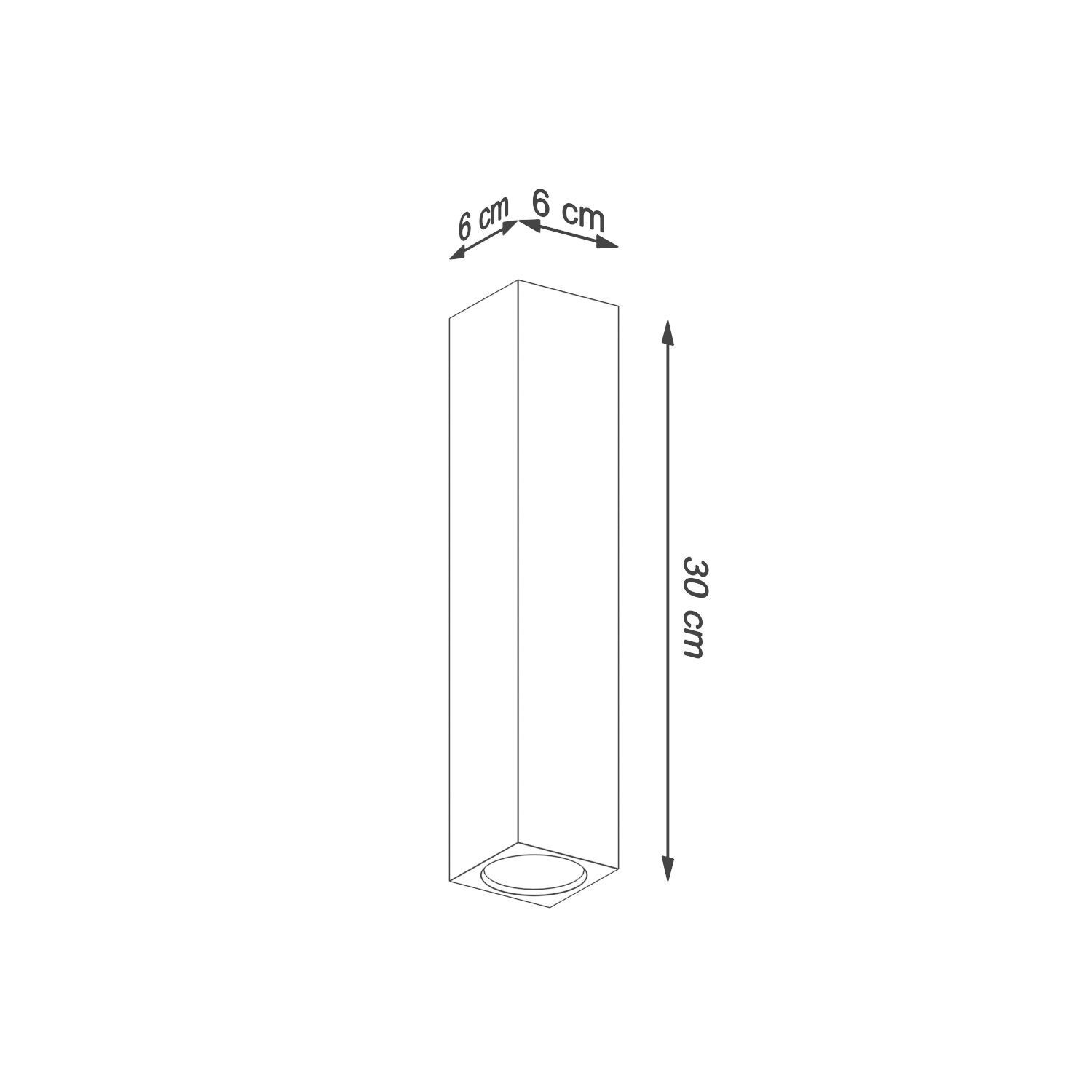 Deckenlampe Holz 30 cm hoch Modern GU10 BASILEA