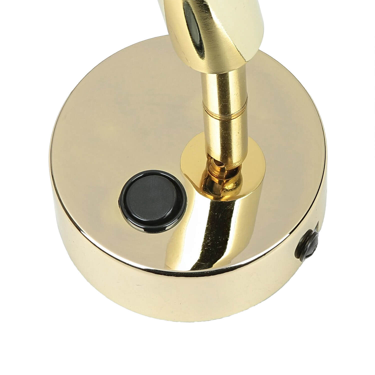 LED Wandstrahler mit Schalter Metall verstellbar Gold Sinken, Waschbeckenhahn