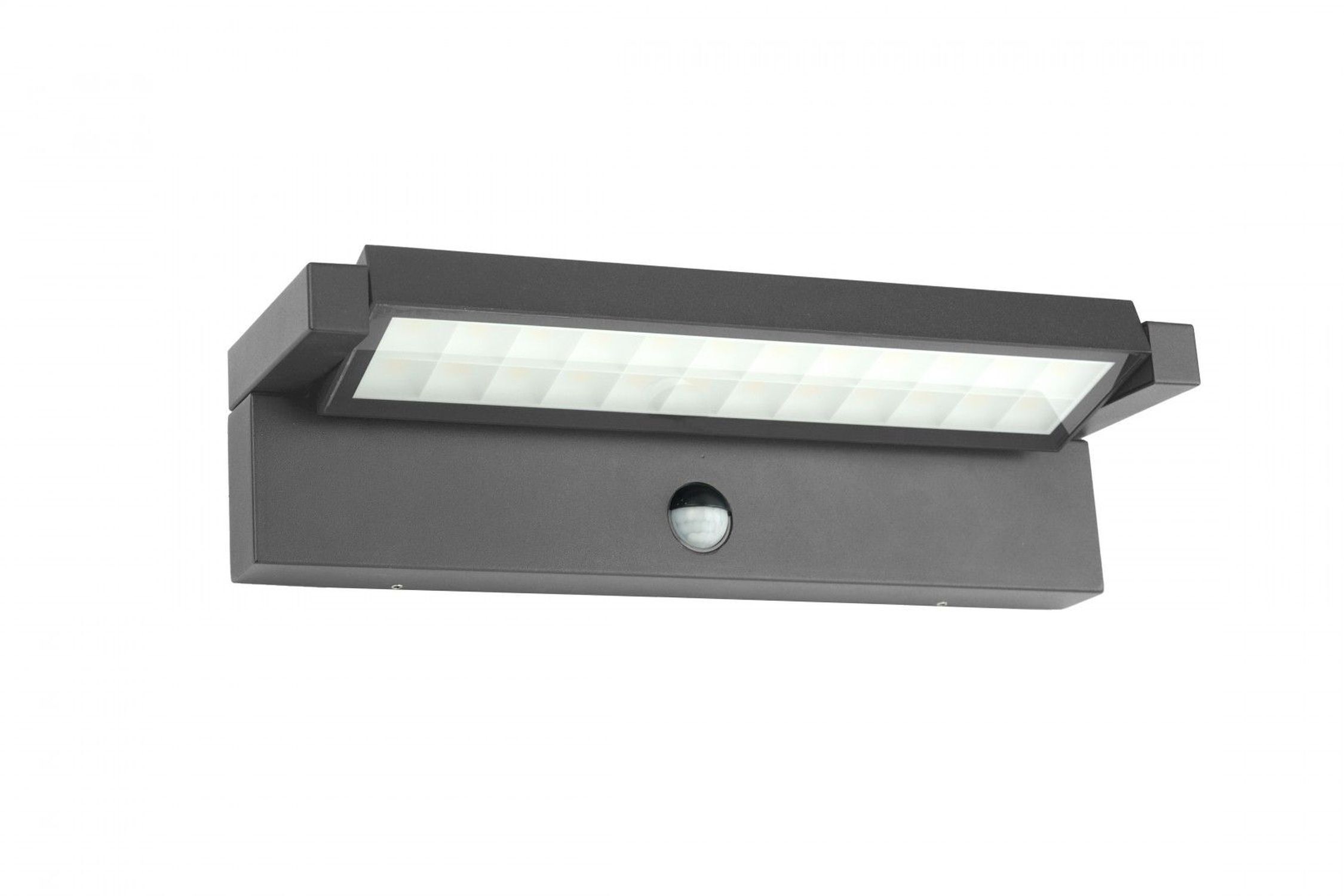 LED Außenwandleuchte mit Bewegungssensor Aluminium Glas Deckenleuchte, Postfach