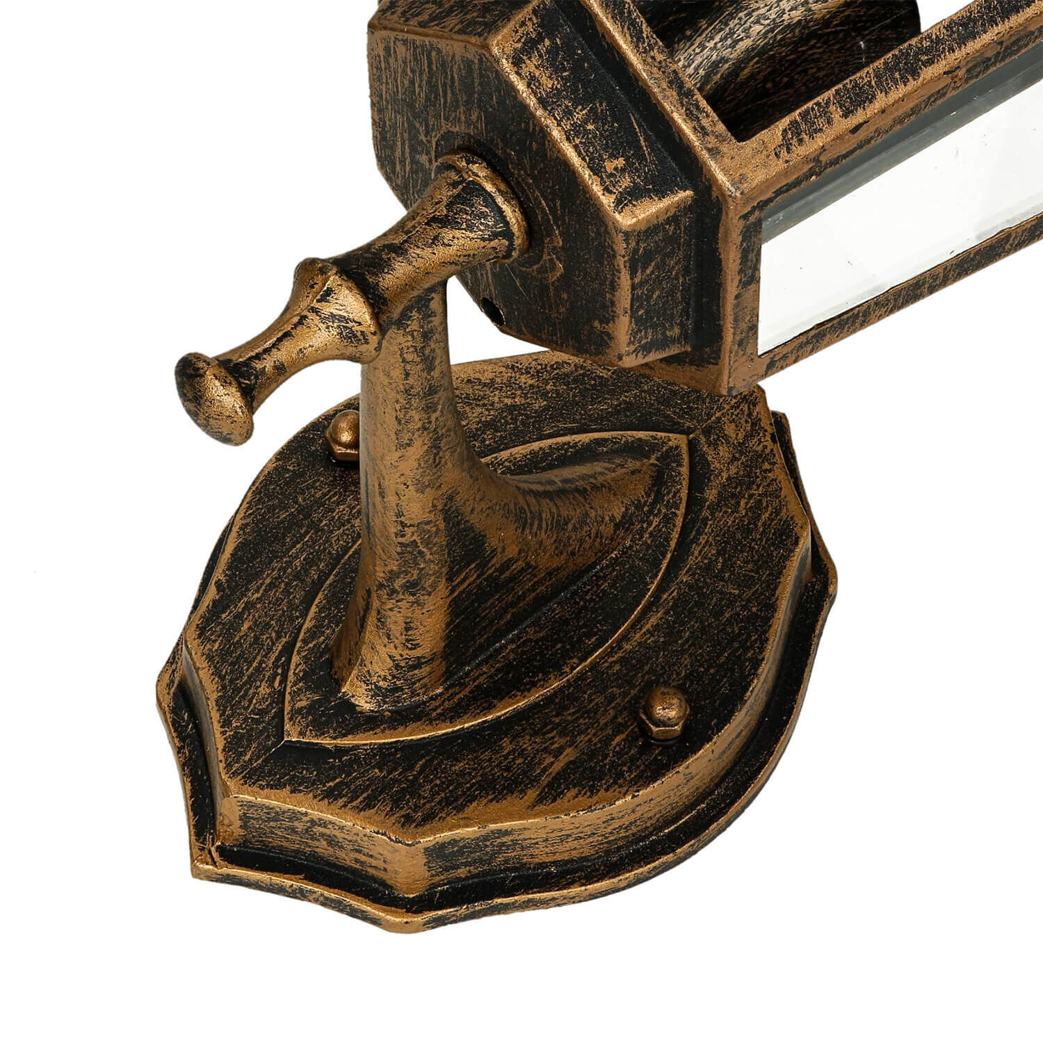 Rustikale Außenwandleuchte Kupfer Antik E27 PARIS Bronze