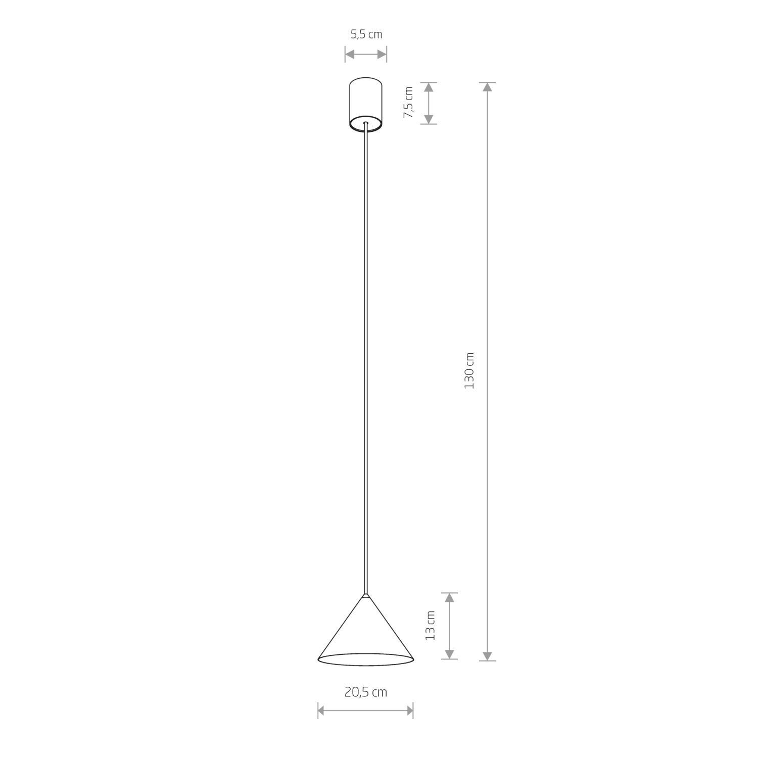 Pendelleuchte Metall Ø 20,5 cm Hellgrau GU10 verstellbar