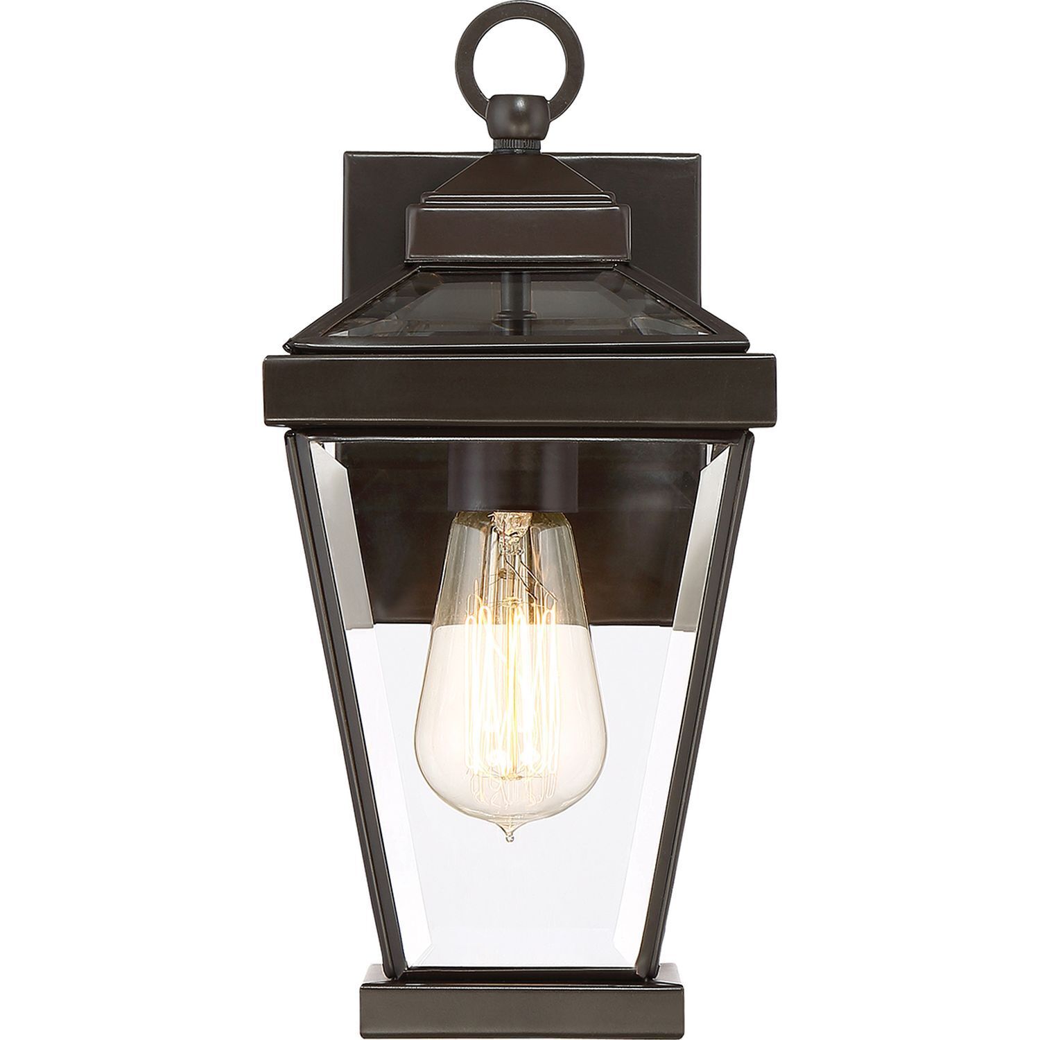 Außenlampe Wand IP44 Rustikal Metall Glas in Bronze E27