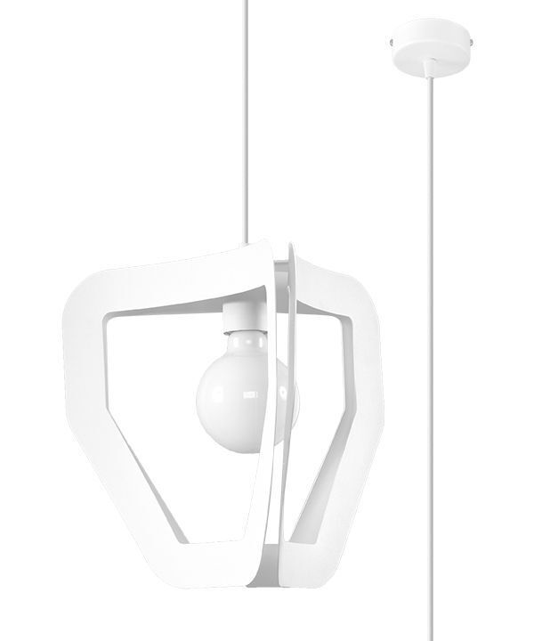 Pendelleuchte Weiß Modern für E27 Metall dekorativ