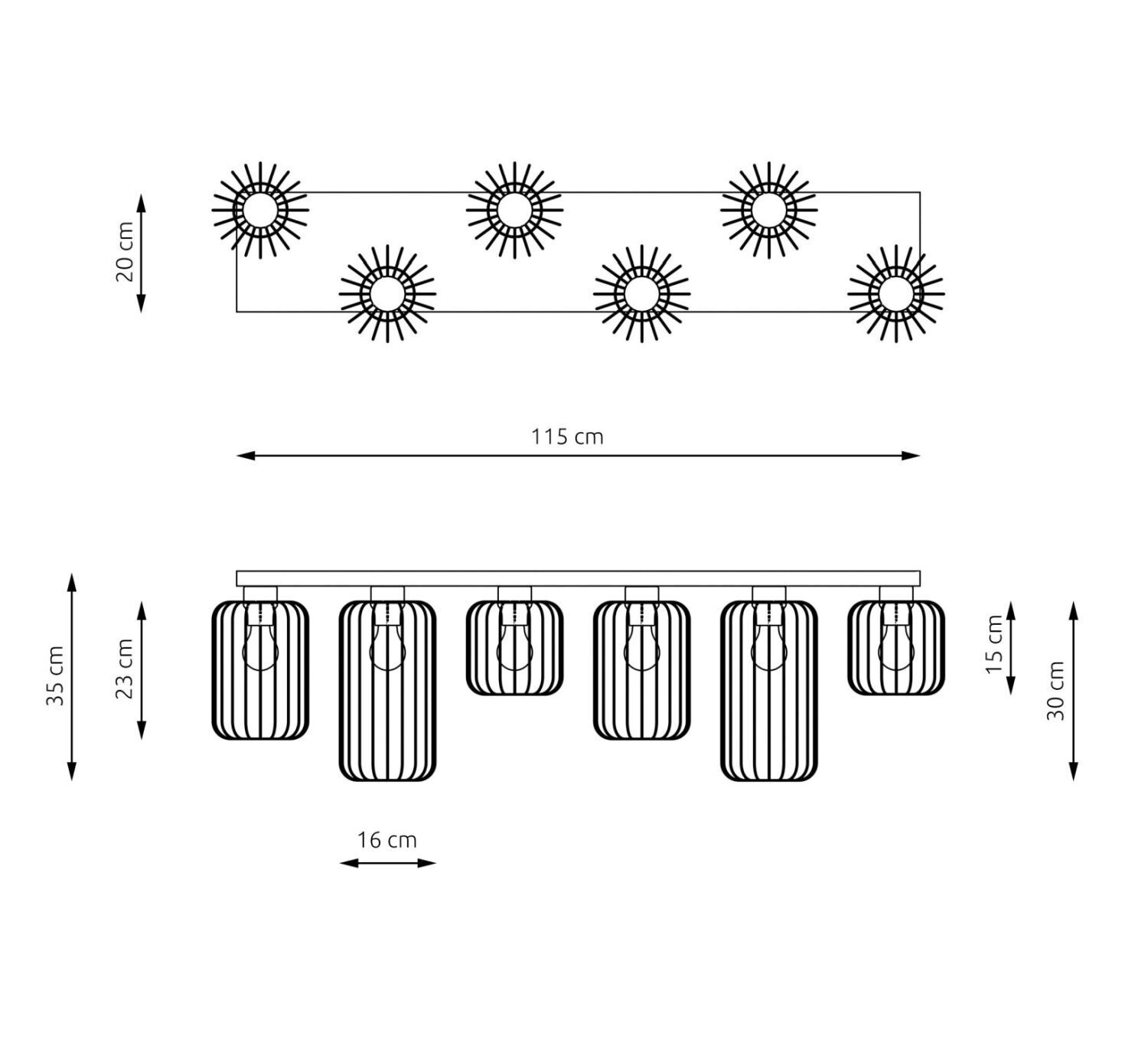 Lichterkette, Wandleuchte, Lampenhalter, Kugel-Lampe, LED-Lampe
