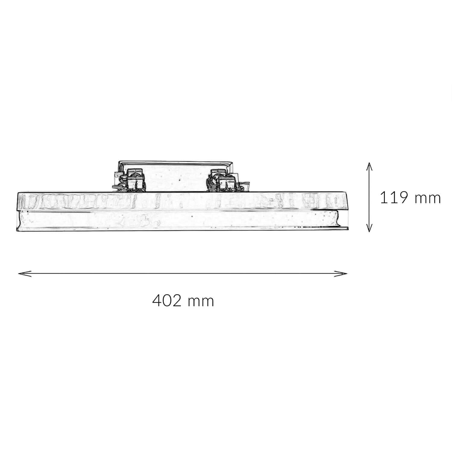 Bilderlampe in Messing elegantes Design Premium