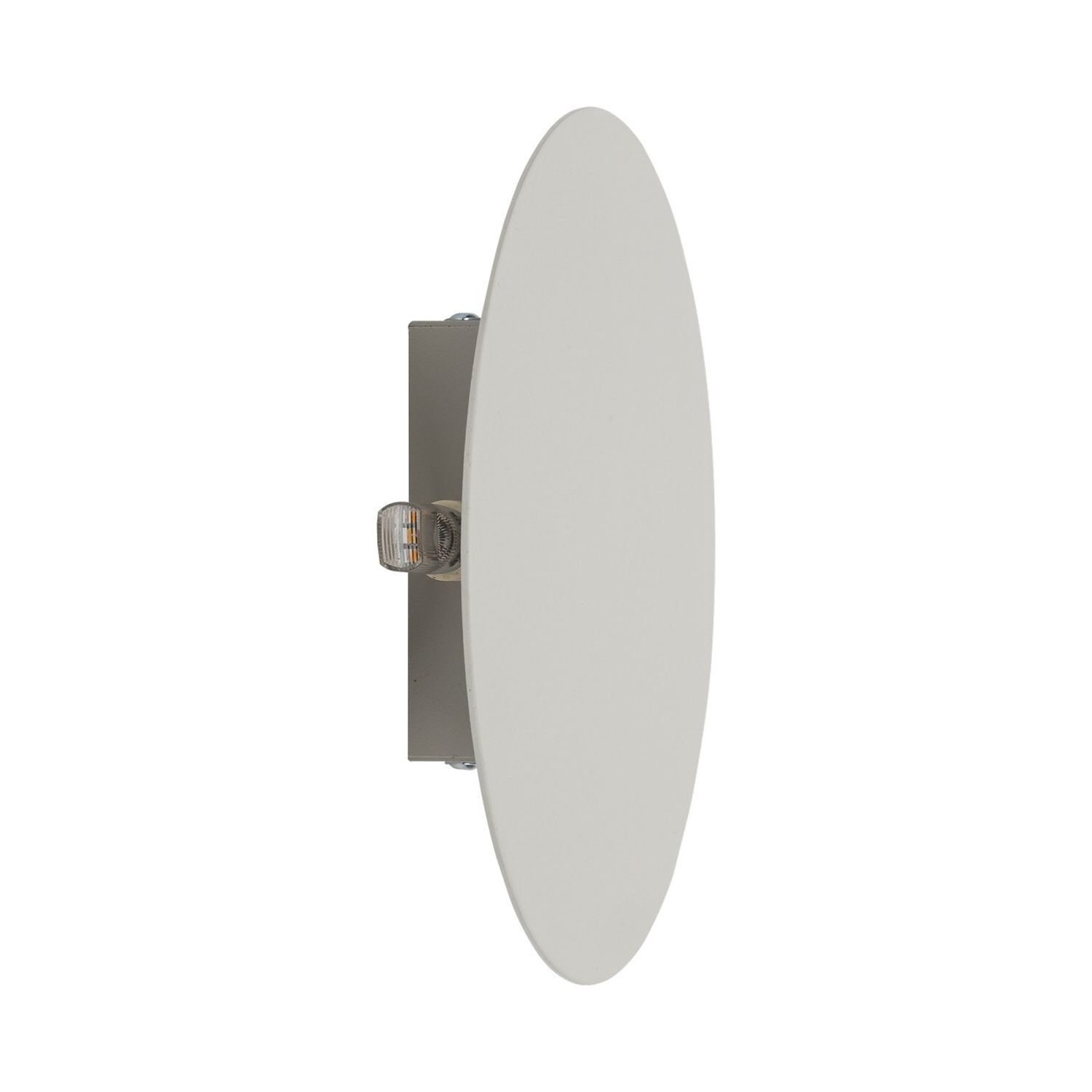 Wandlampe rund Ø 20 cm klein Metall Beige 2x G9 indirekt