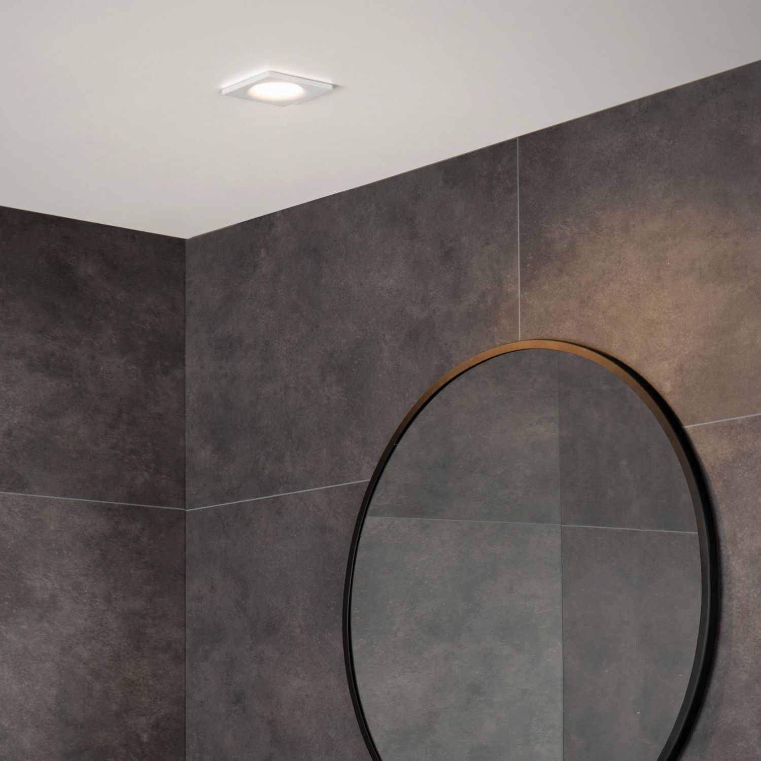 Einbauspot Weiß GU10 B:8 cm quadratisch modern Drinnen, Innenarchitektur