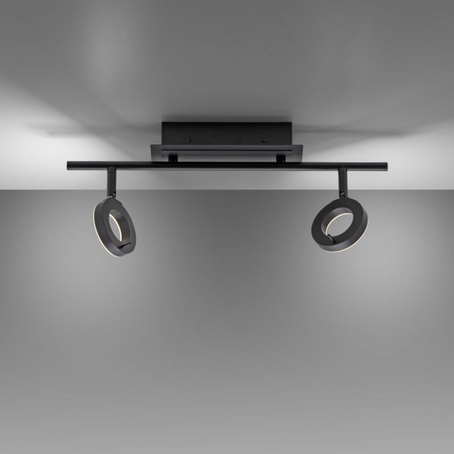 Flexibler LED Deckenspot Anthrazit IP44 50 cm blendarm Ablage, Elektronik, Hardware