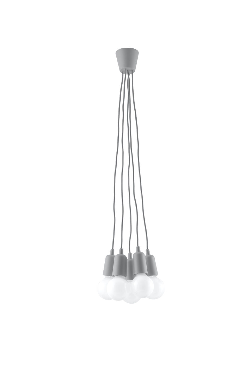 Retro Hängelampe Grün verstellbar bis 90cm für E27