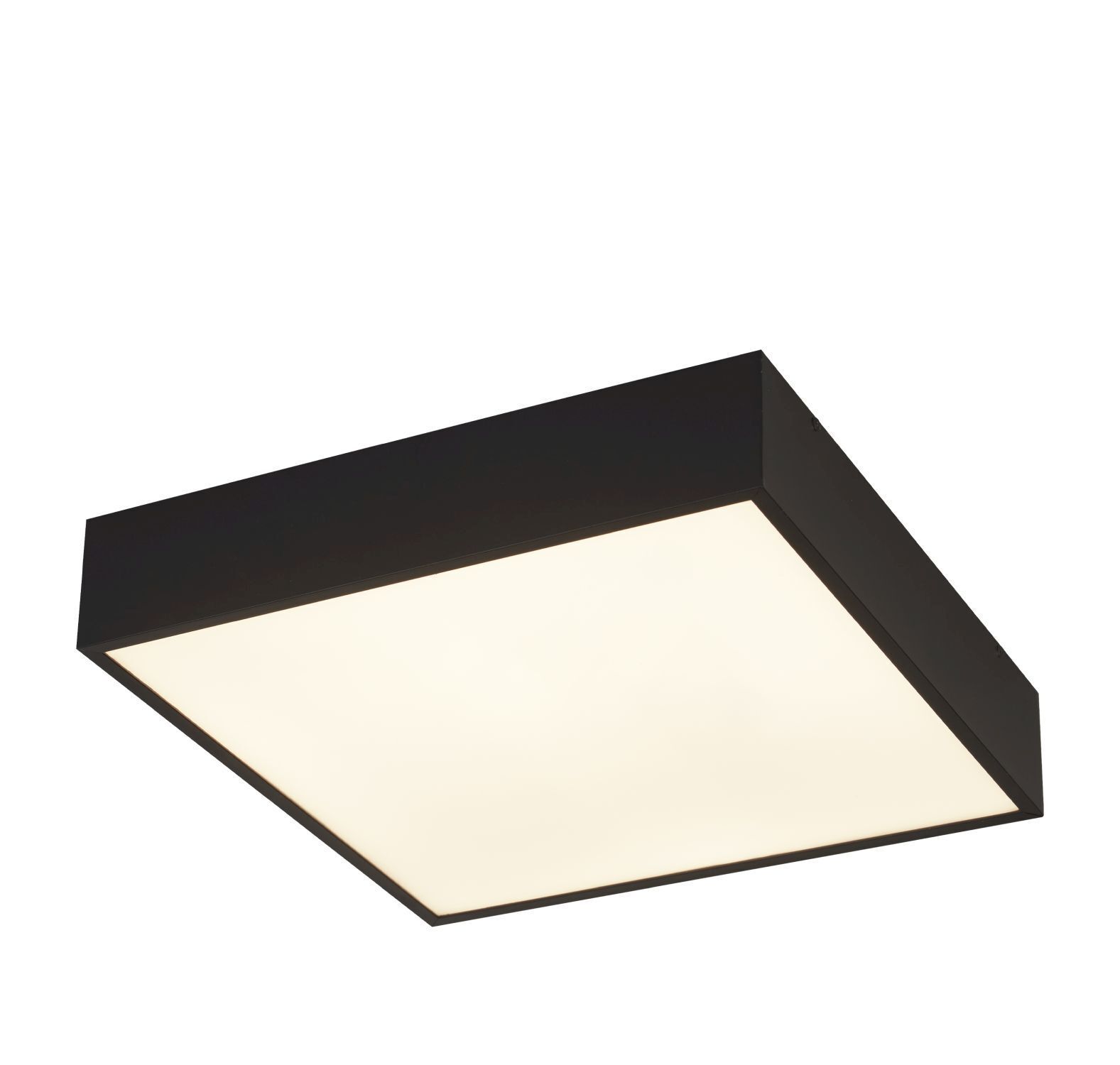 LED Deckenleuchte Aluminium IP44 B:30 cm Schwarz Weiß