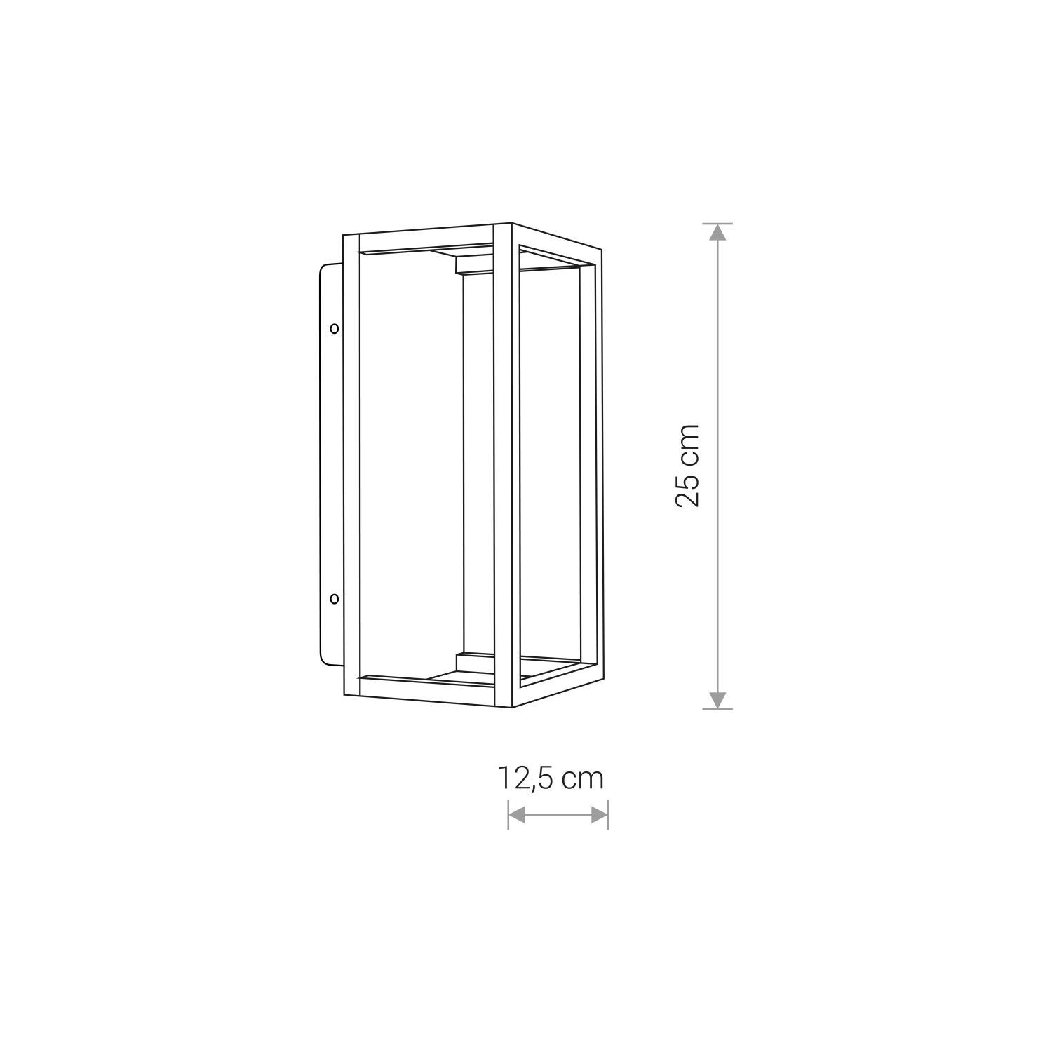 Wandhalterung, Schrank, Holz, Maße, Gerahmt