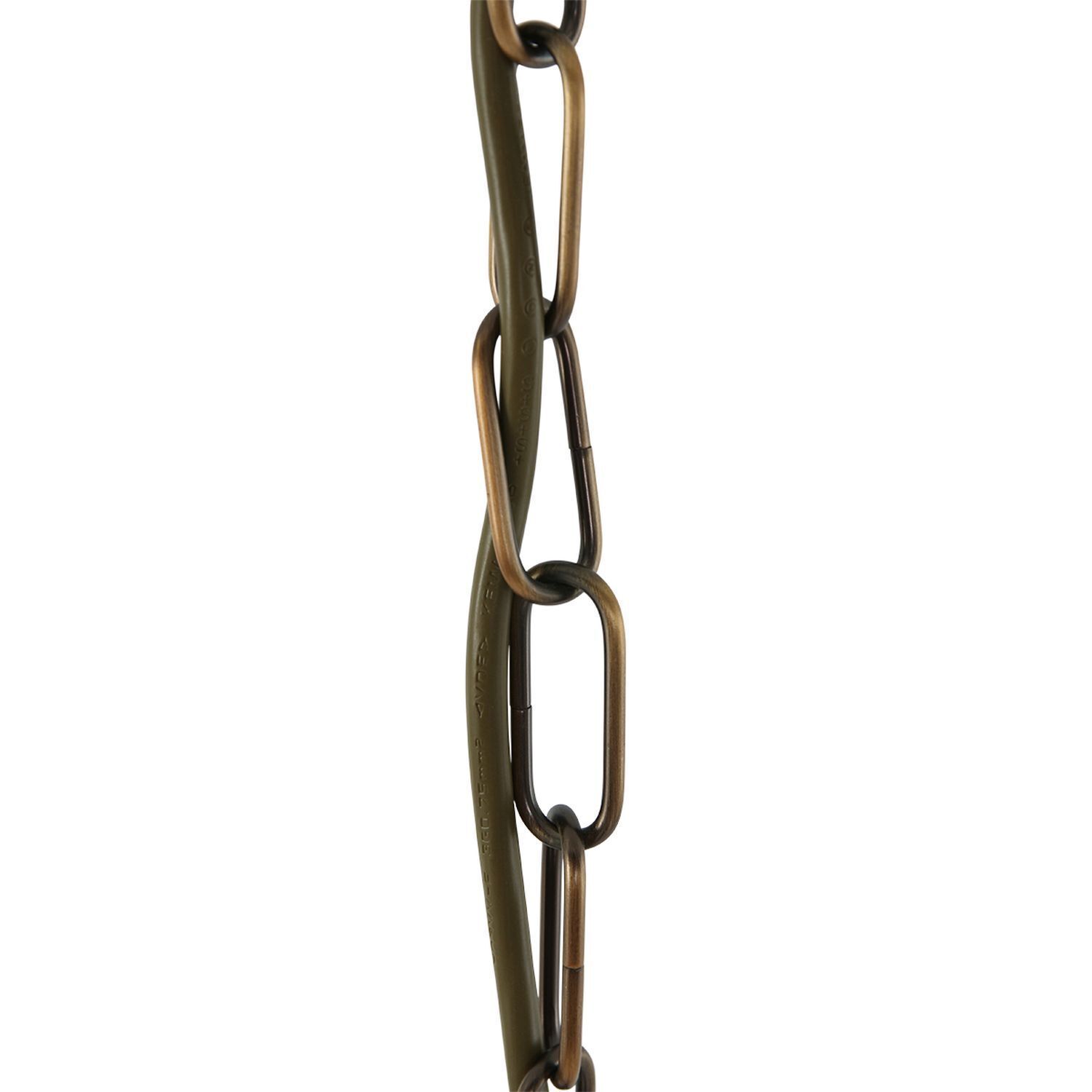 Hängelampe Glas Metall in Bronze B:31 cm E14 stilvoll