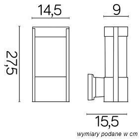 Outdoor Wandlampe CANDO IP54 blendarm wetterfest Schwarze Außenwandlampe CANDO IP54 wetterfest E27