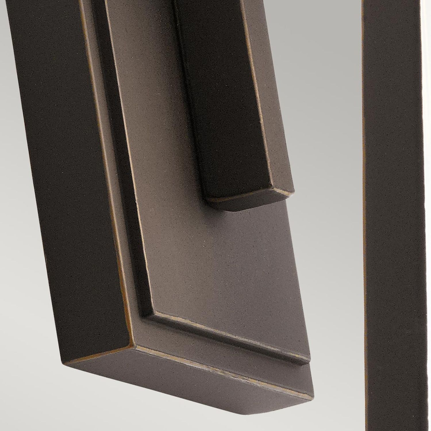 Außenleuchte Wand 29 cm hoch Glas Aluminium E27 IP44