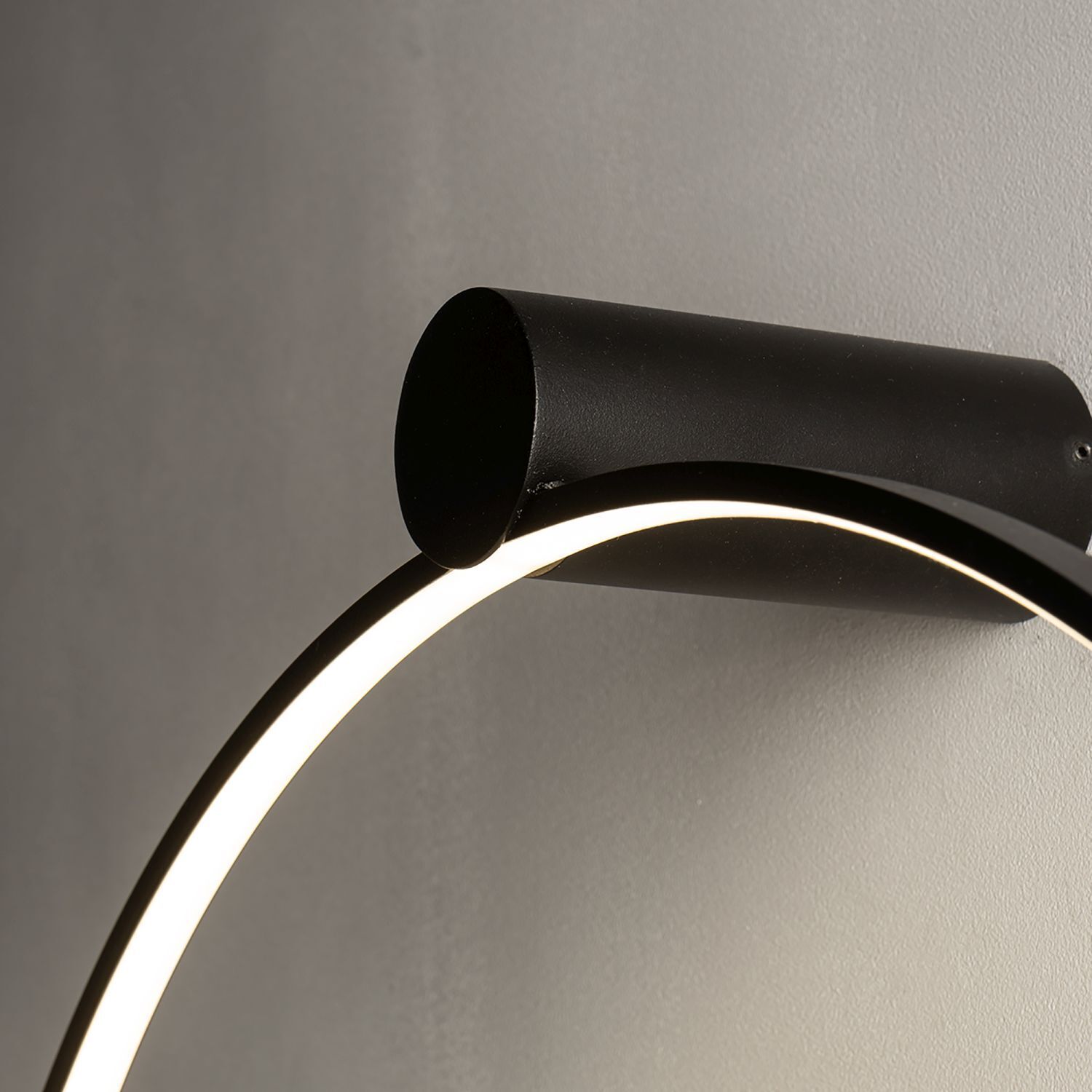 Wandleuchte LED Schwarz 4000 K 700 lm Ø 60 cm Modern