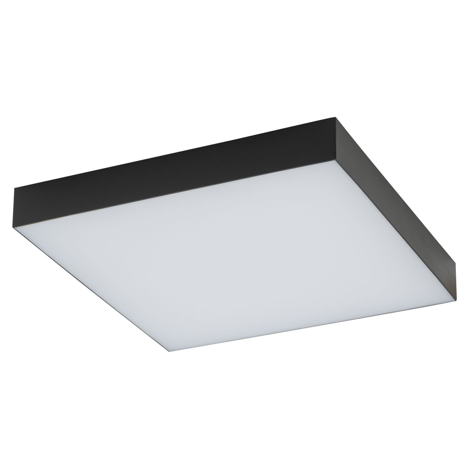 LED Deckenleuchte warmweiß 3000 K 4300 lm B: 30 cm Schwarz
