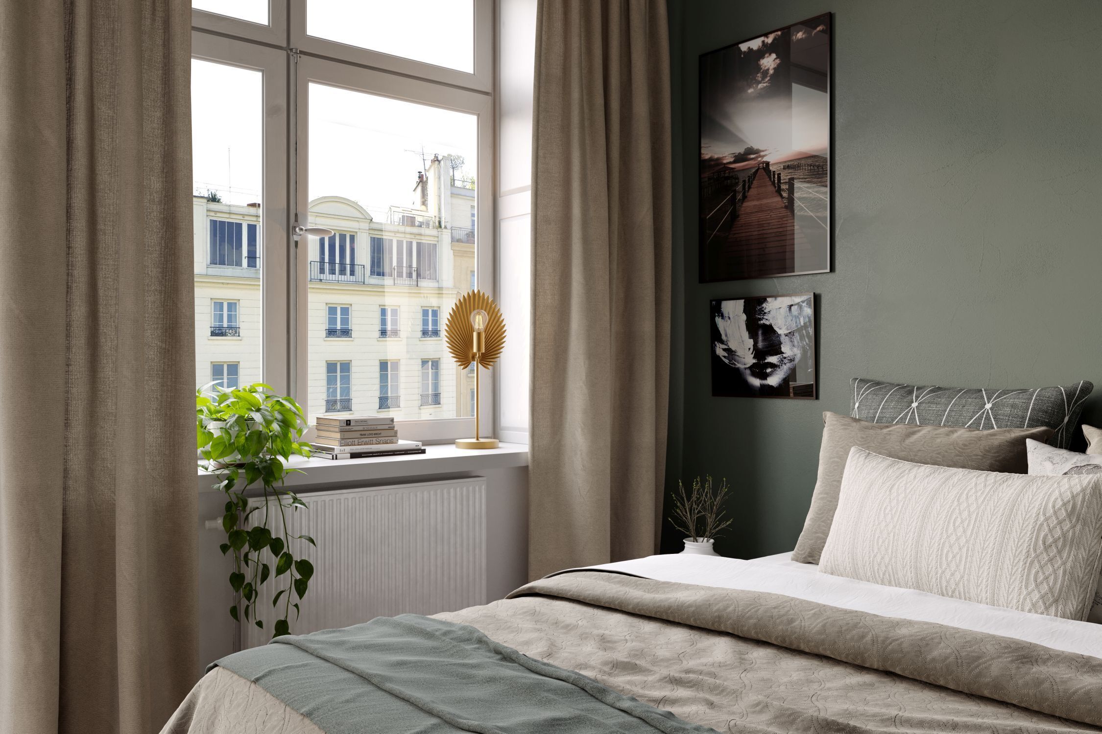 Innenarchitektur, Fenster, Inneneinrichtung, Malerei, Fensterbank