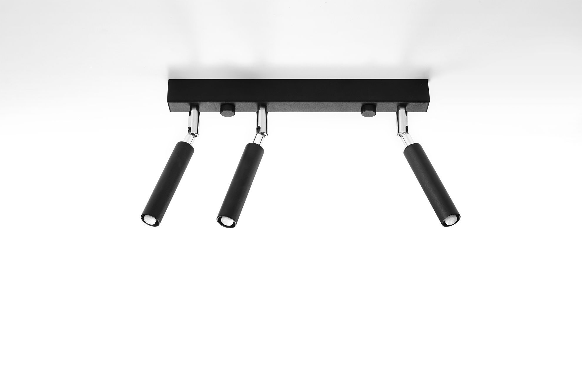 Deckenstrahler Schwarz 3-flammig 35 cm SARGAS