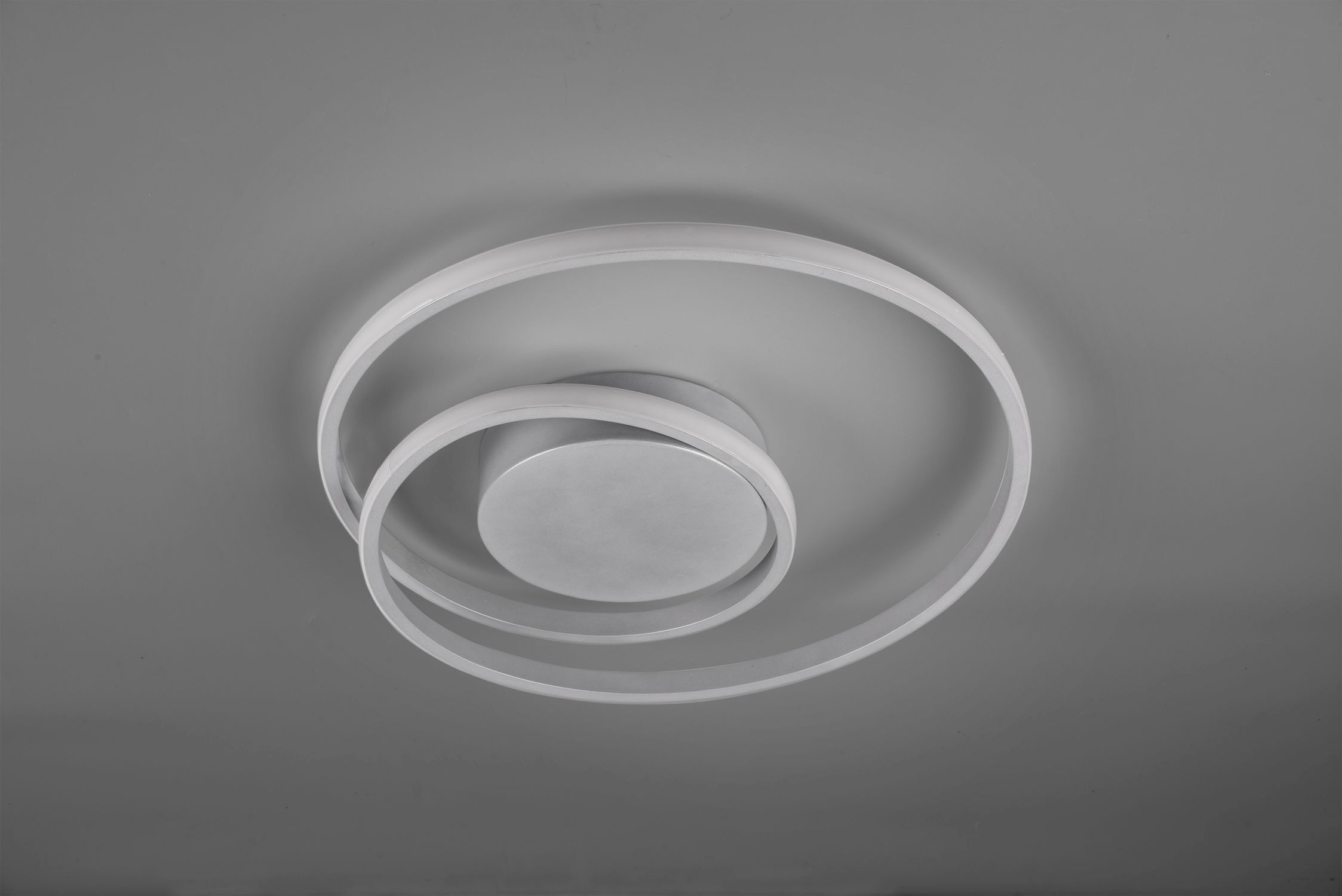 LED Deckenlampe Metall in Titan 2500 lm B:39 cm Spirale