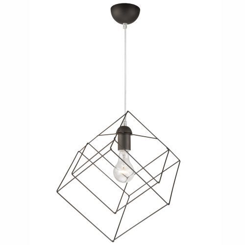 Eckige Hängeleuchte AGATRIA Anthrazit Design Lampe