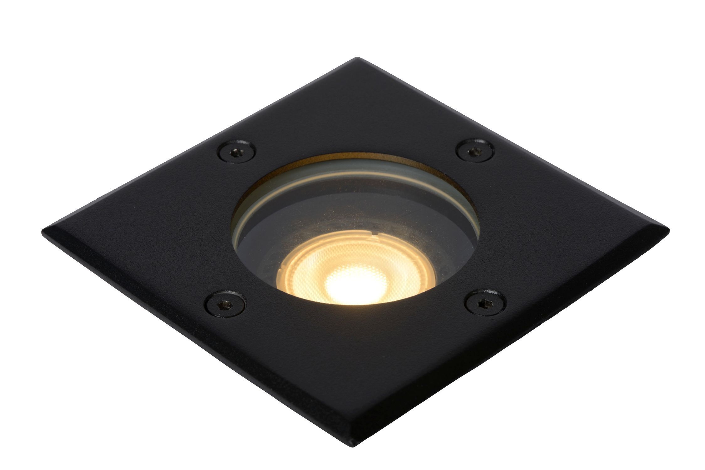 LED-Licht, Wand-/Bodeneinbau, Spots-Lampe, Quadrat-Deckeneinbau, schwarz