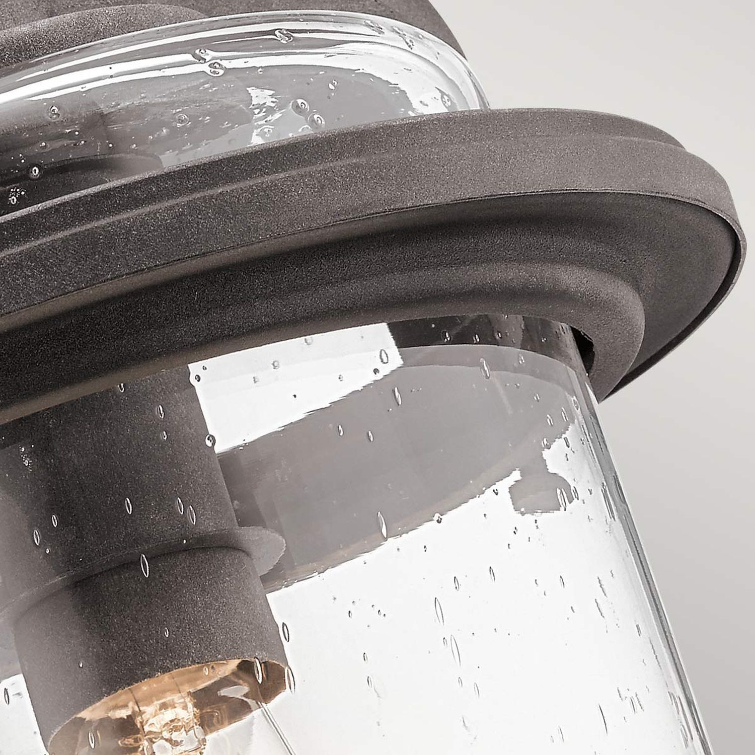 Außenleuchte Wand 43,7 cm hoch IP44 E27 Alu Glas Vintage Sinken, Waschbeckenhahn, Auto, Transport, Fahrzeug